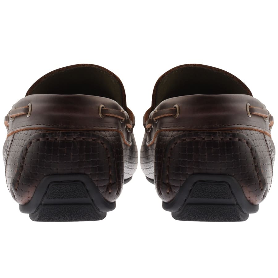 Alternative Image for ProductBarbour Leather Clark Shoes Dark Brown2
